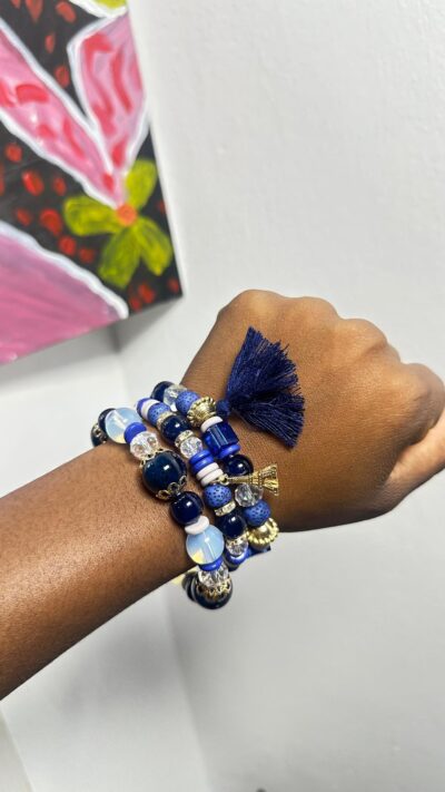 Classic Beaded Charm Bracelet